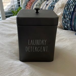 Rae Dunn Laundry Detergent Bin Canister